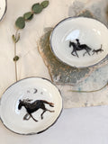 Trot - Hand Painted Ring Dish