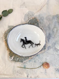 Together - Hand Painted Ring Dish