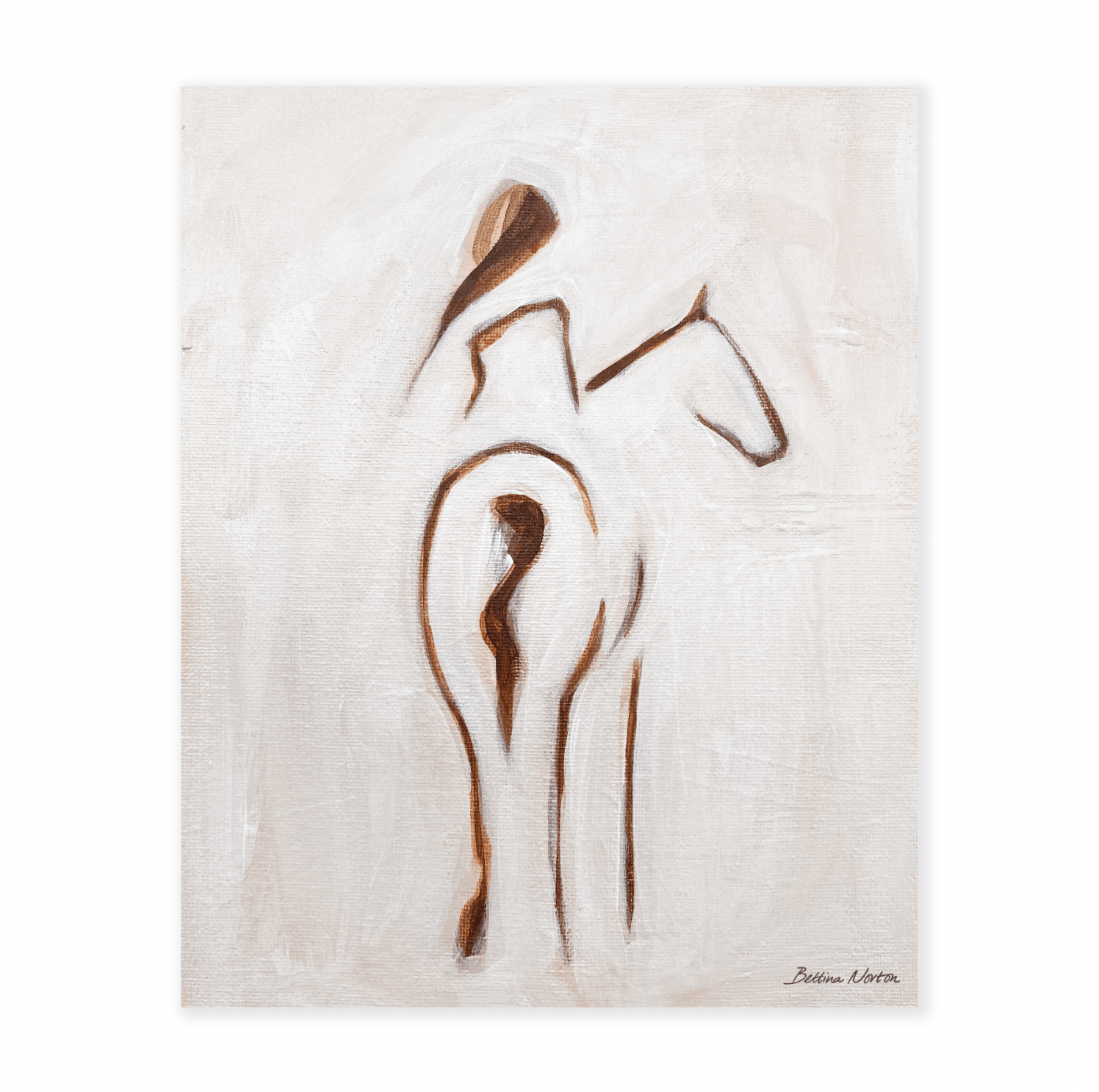 Horse and Rider - Bettina Norton Artwork