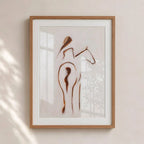 Horse and Rider - Unframed canvas - Seconds