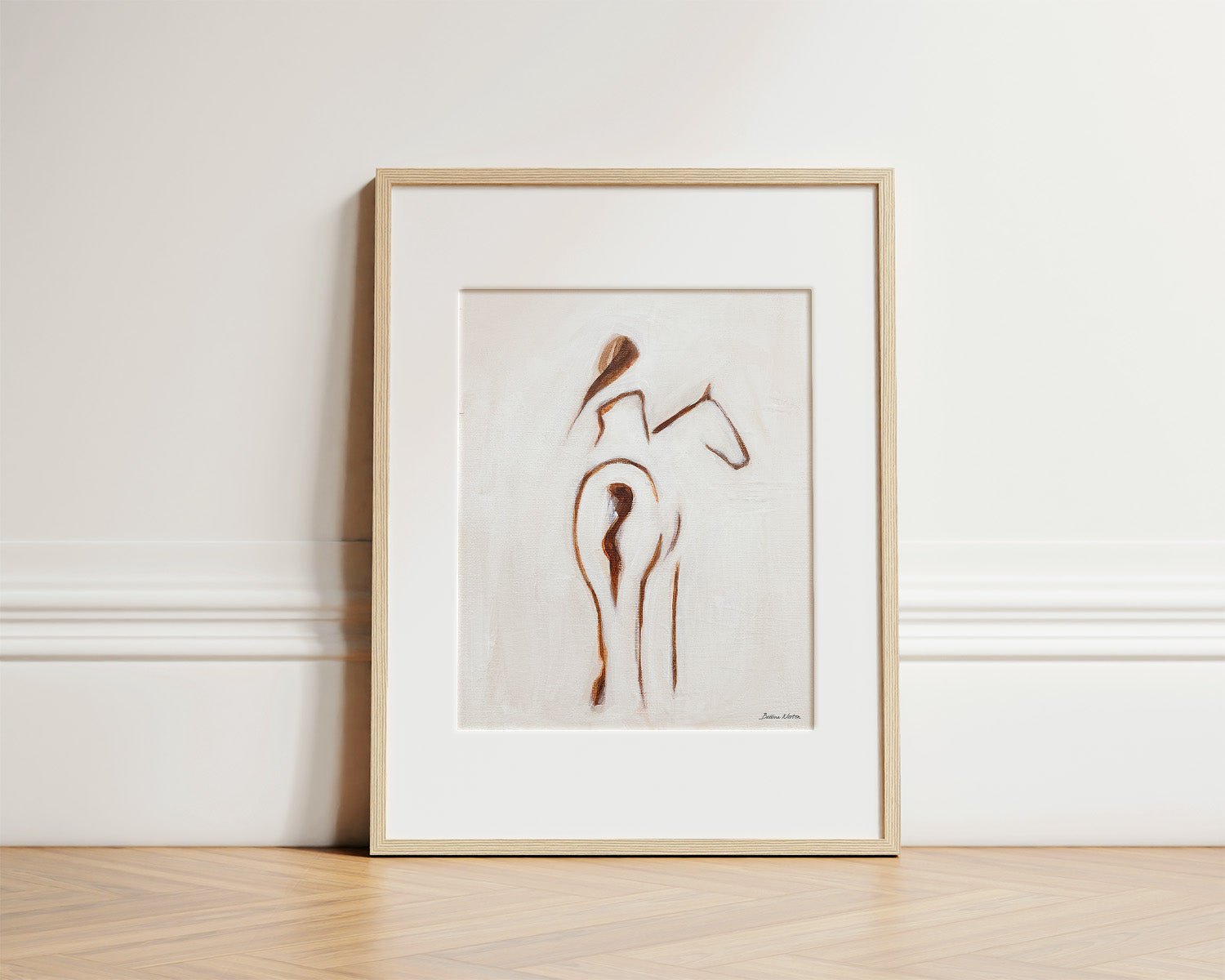 Horse and Rider - Bettina Norton Artwork