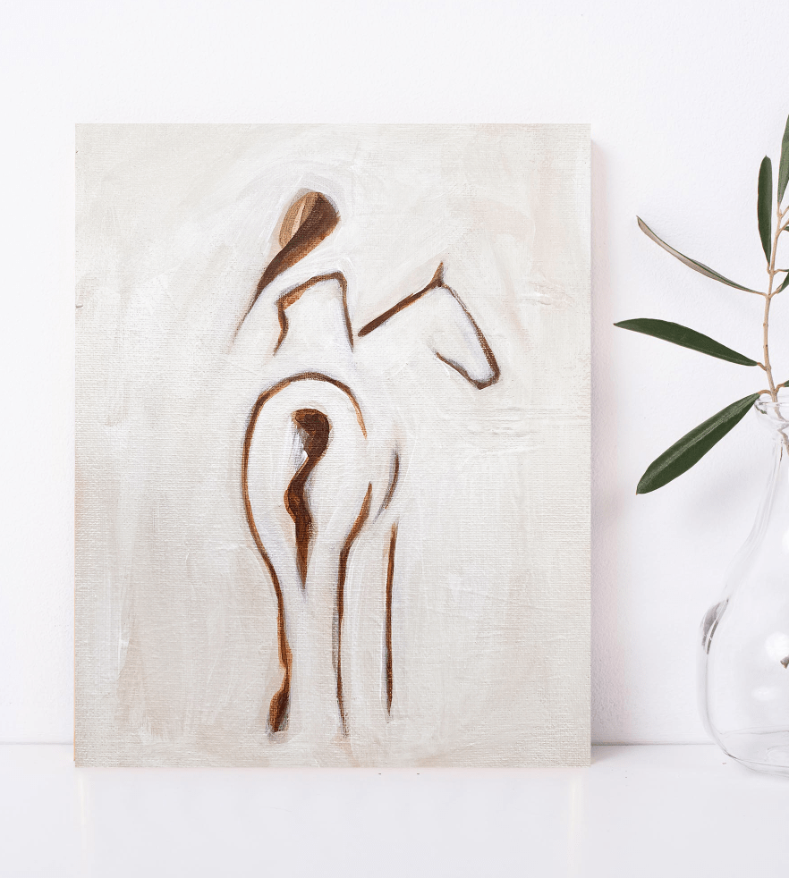 Horse and Rider - Bettina Norton Artwork