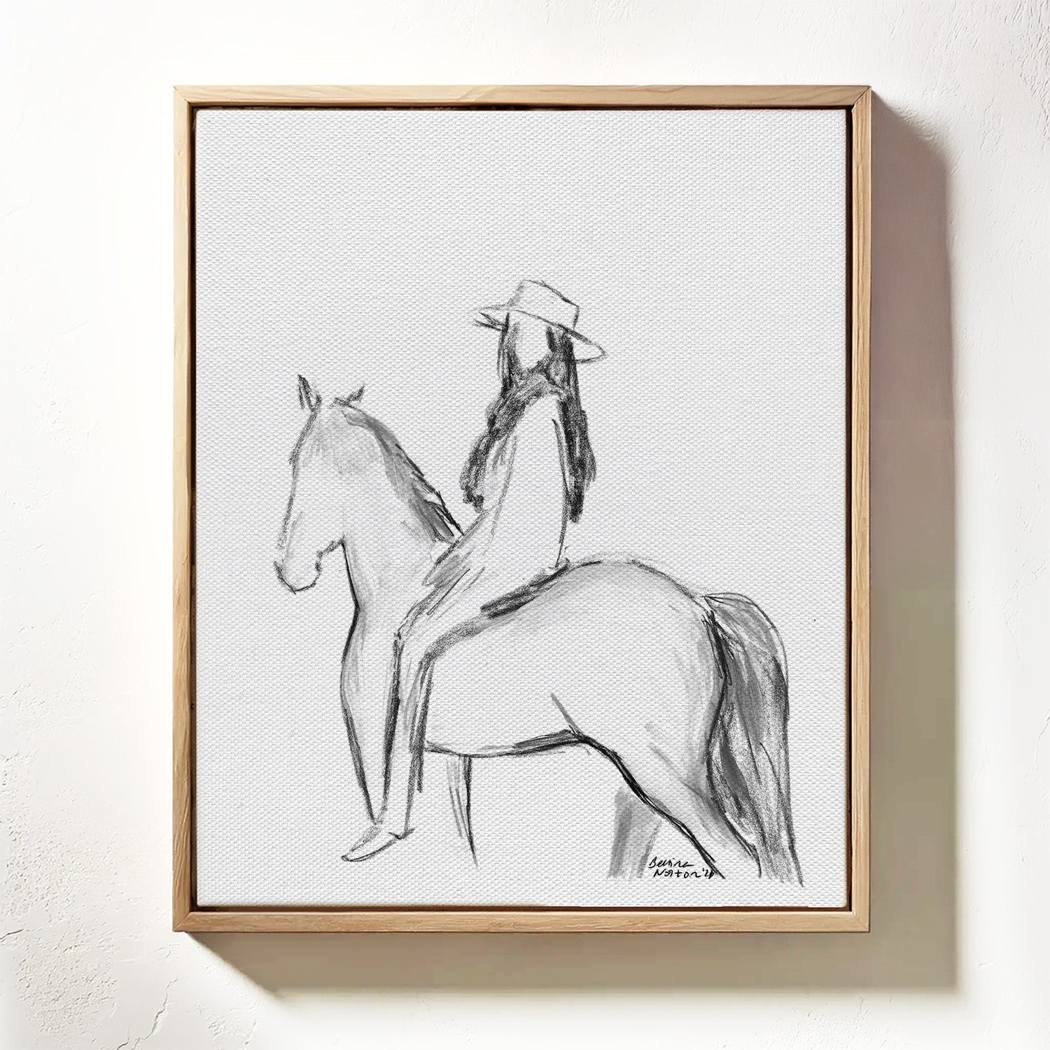 Horse Girl - Bettina Norton Artwork