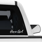 Horse Girl Car Sticker - Bettina Norton Artwork