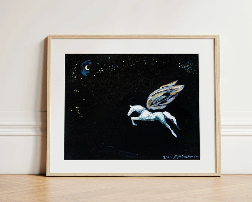 Jump for the Moon - Unframed canvas - Seconds