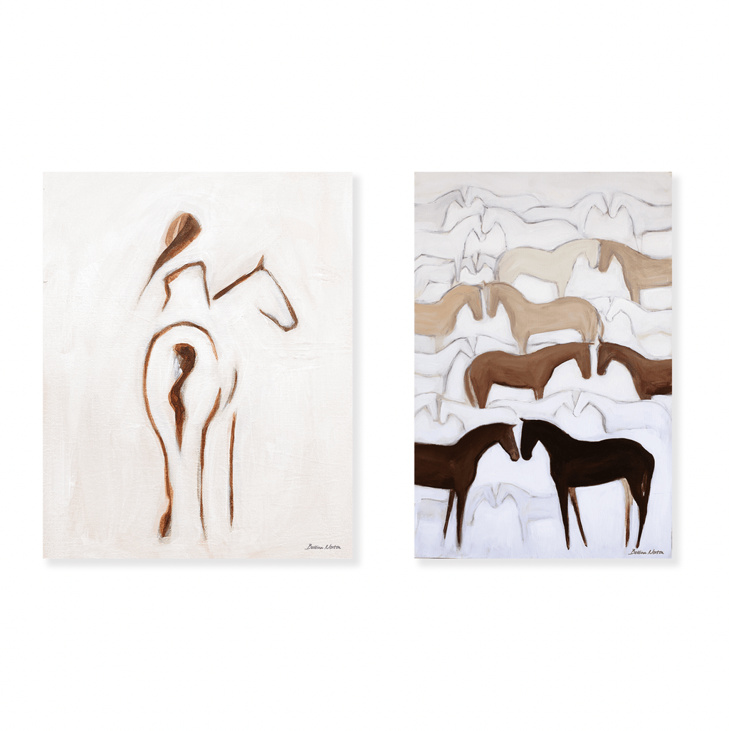 Mantle + Horse and Rider Set - Bettina Norton Artwork