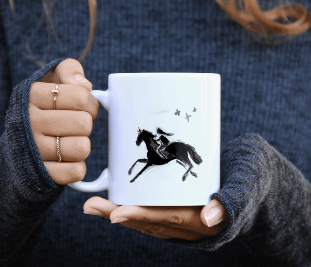 Night Ride Coffee Mug - Bettina Norton Artwork