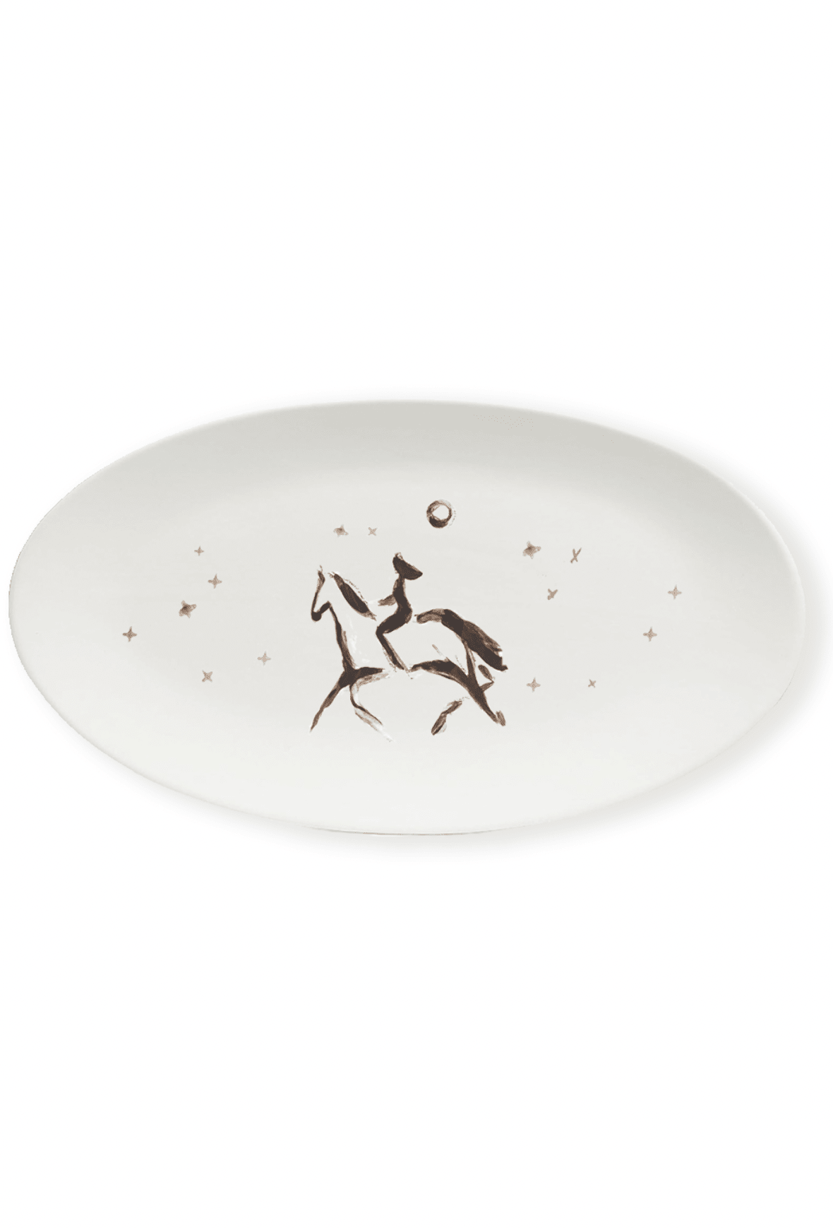Night Ride Porcelain Platter - Bettina Norton Artwork
