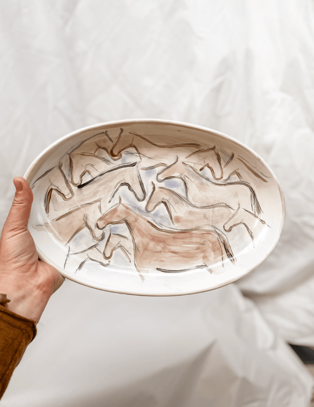 Platter 1 - Hand Painted Platter - Bettina Norton Artwork