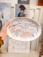 Platter 1 - Hand Painted Platter - Bettina Norton Artwork