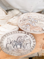Platter 1 - Hand Painted Platter - Bettina Norton Artwork