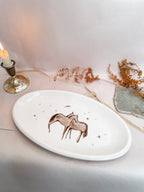 Together Again Porcelain Platter - Bettina Norton Artwork