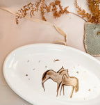 Together Again Porcelain Platter - Bettina Norton Artwork