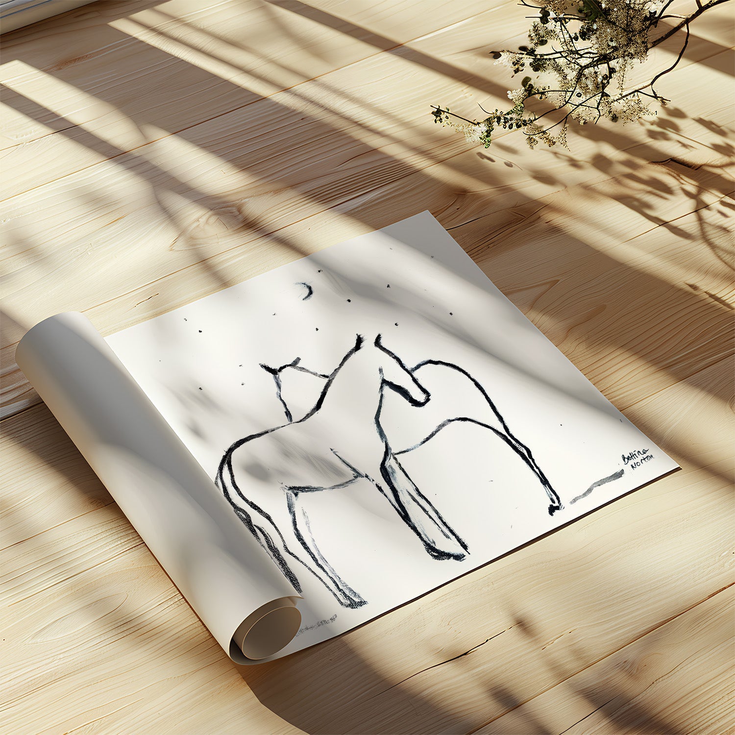Tucked in - Bettina Norton Artwork