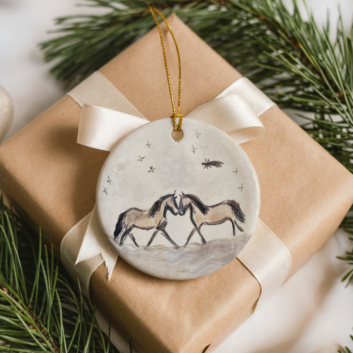 Wrapped Up In You Ornament