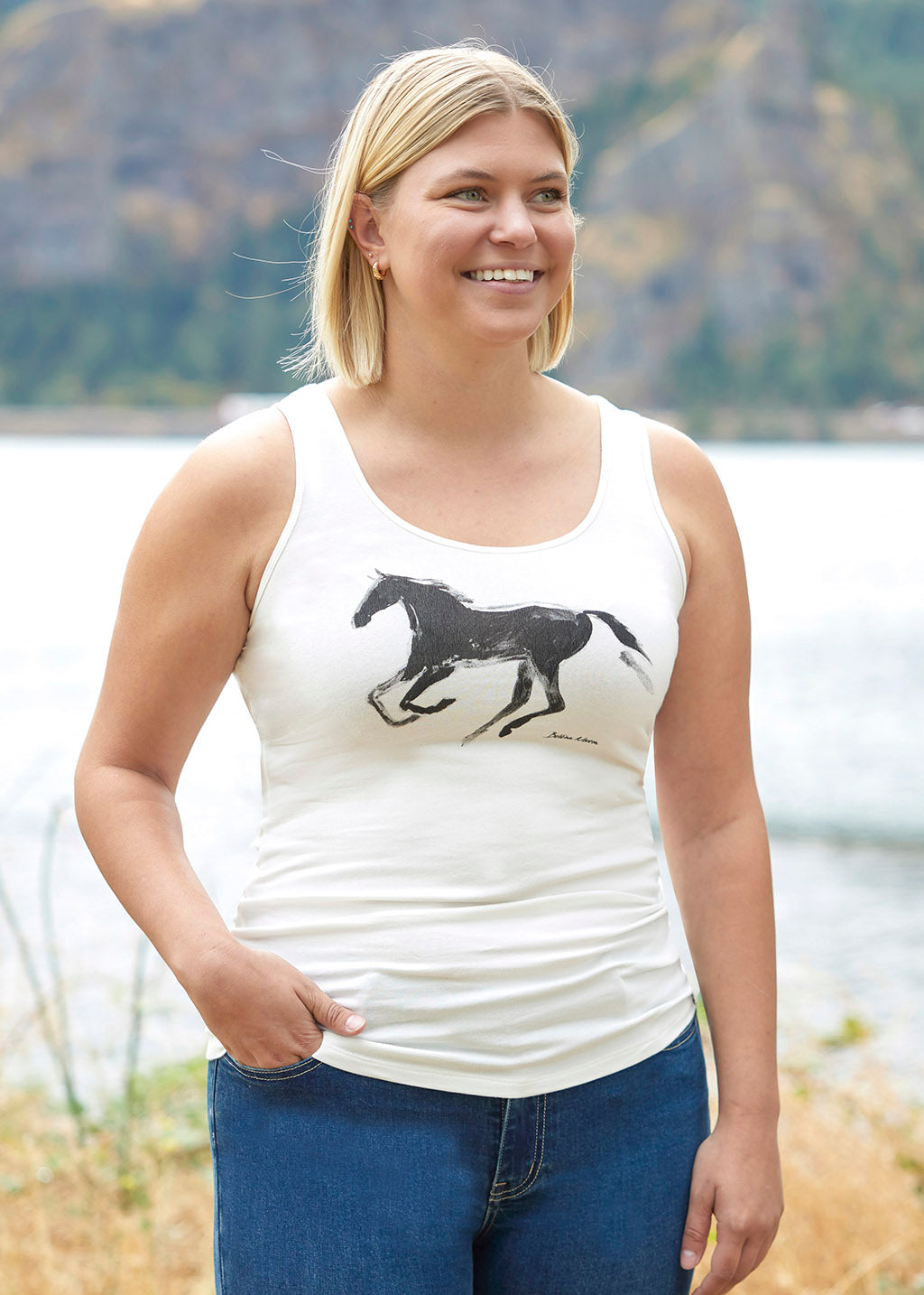 Organic Cotton Tank - Limited Edition Horse