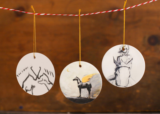 Equine Classics Ornament Set (Bundle of 3)