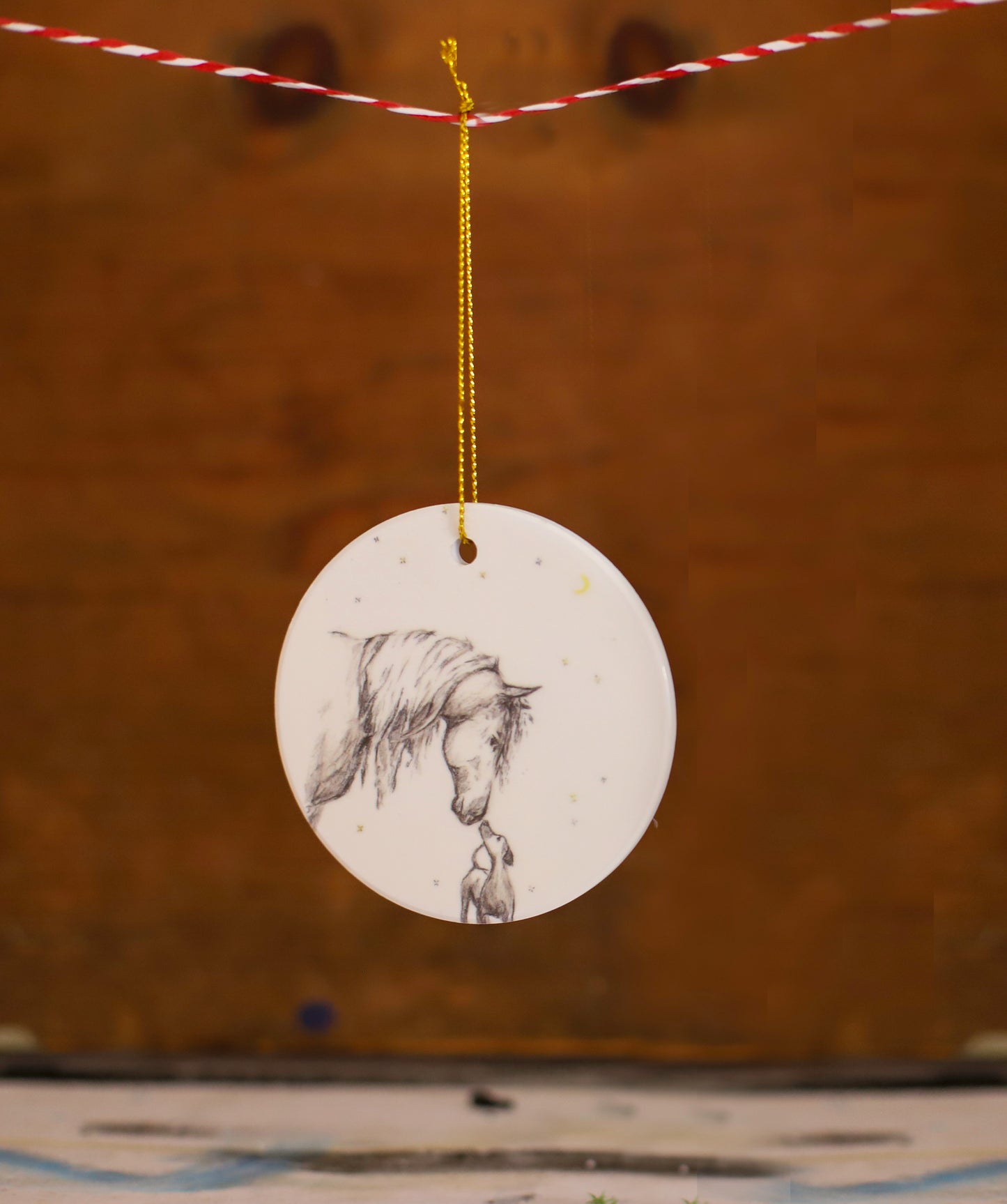 Best Friend Ceramic Ornament