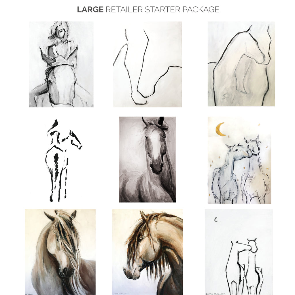 The Classic Horse | Wholesale Ready-to-Hang Canvas Prints