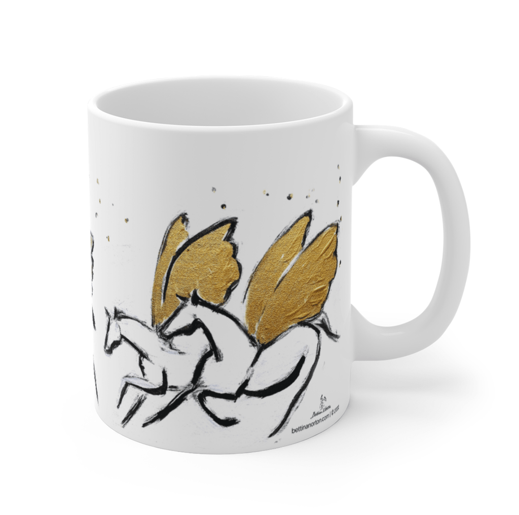 Angel Horse Coffee Mug - Bettina Norton Artwork