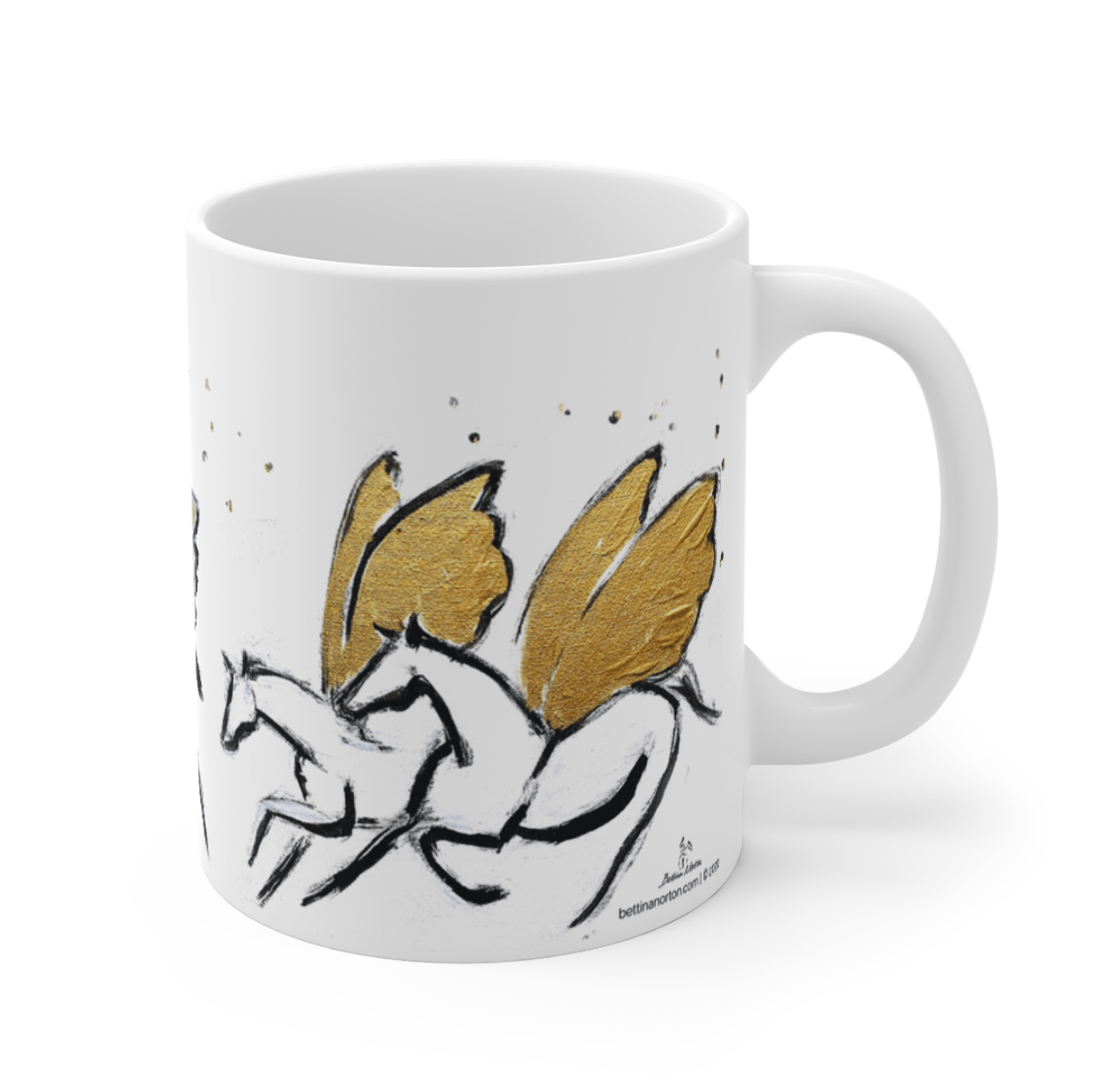 Angel Horse Coffee Mug - Bettina Norton Artwork