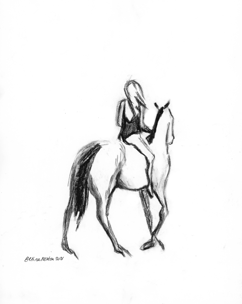 Beach Goer - Bettina Norton Artwork