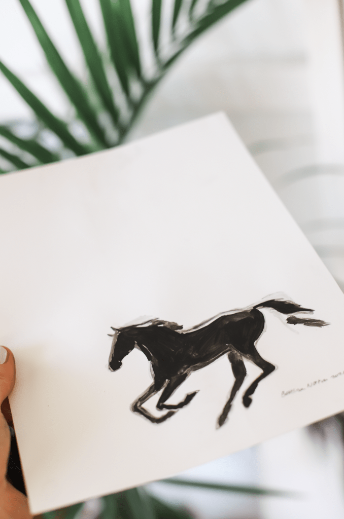Black Horse - Bettina Norton Artwork