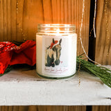 Horses Love Candycanes Candle