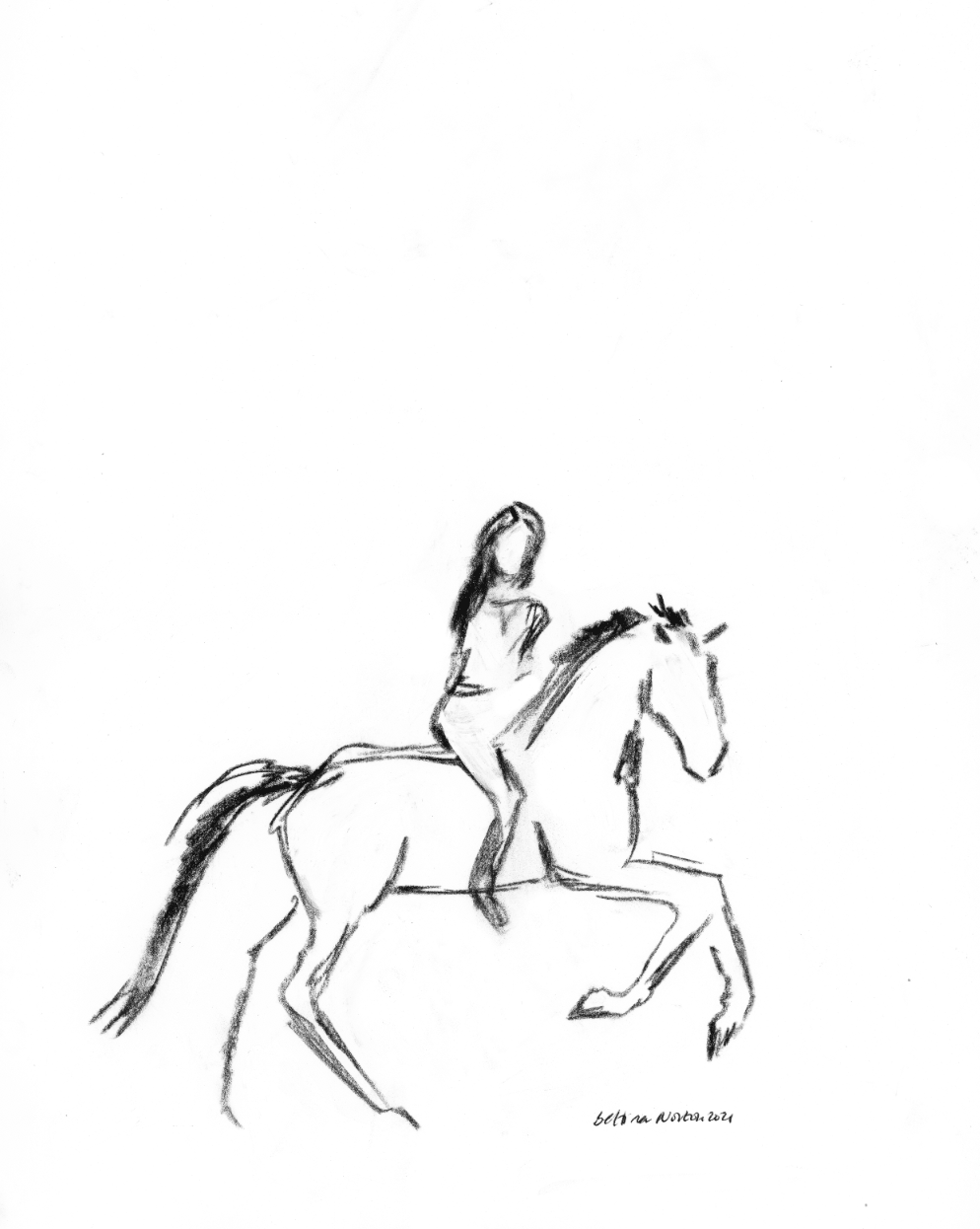 Dressage Queen - Bettina Norton Artwork