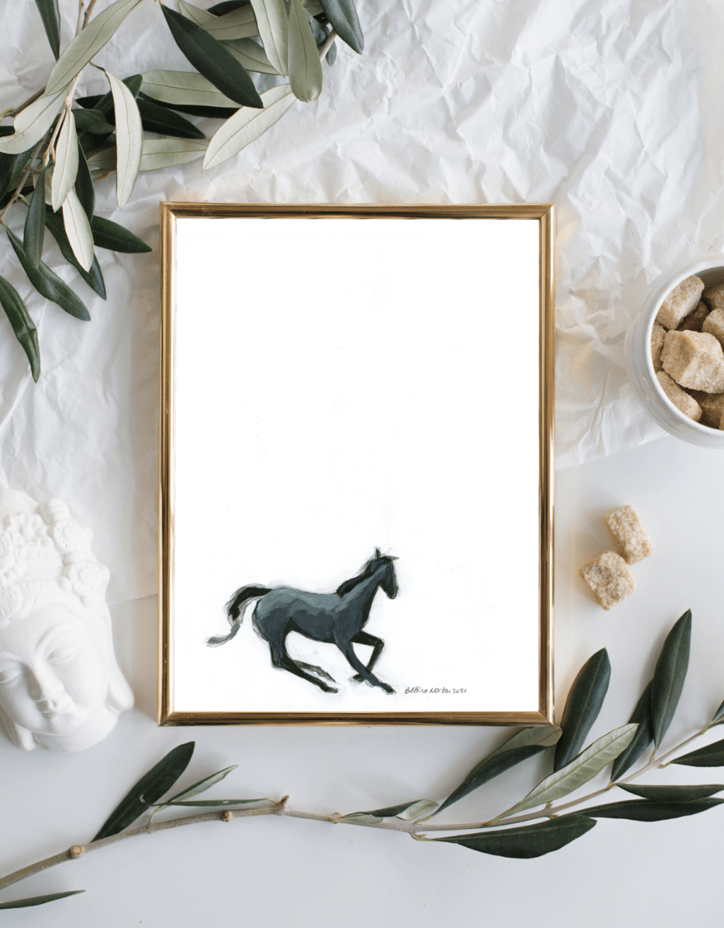 Grey Horse - Bettina Norton Artwork