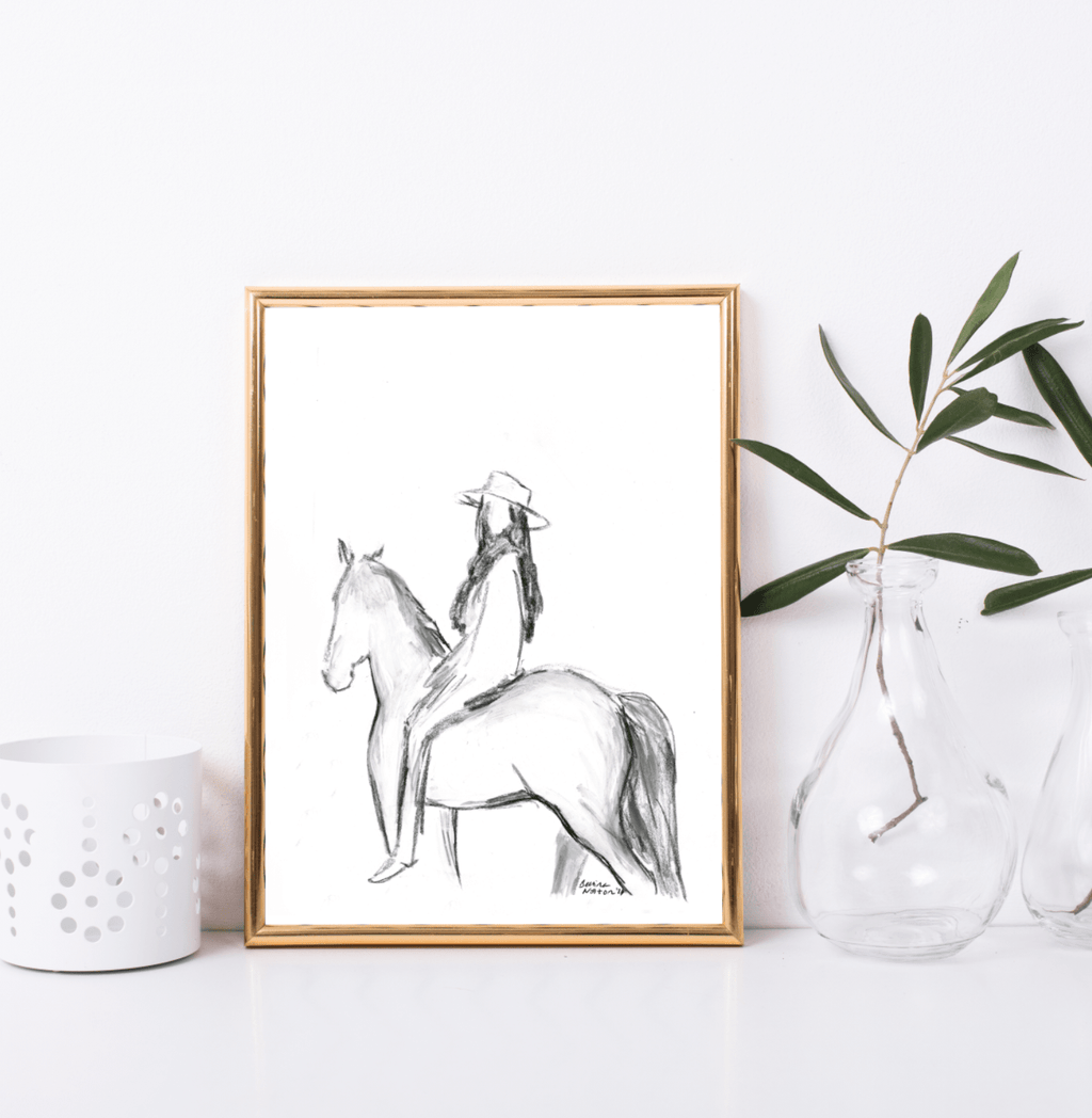 Horse Girl - Bettina Norton Artwork
