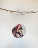 Santa Ponies Ornament Set (Bundle of 3)