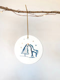 Christmas Tree Ceramic Ornament