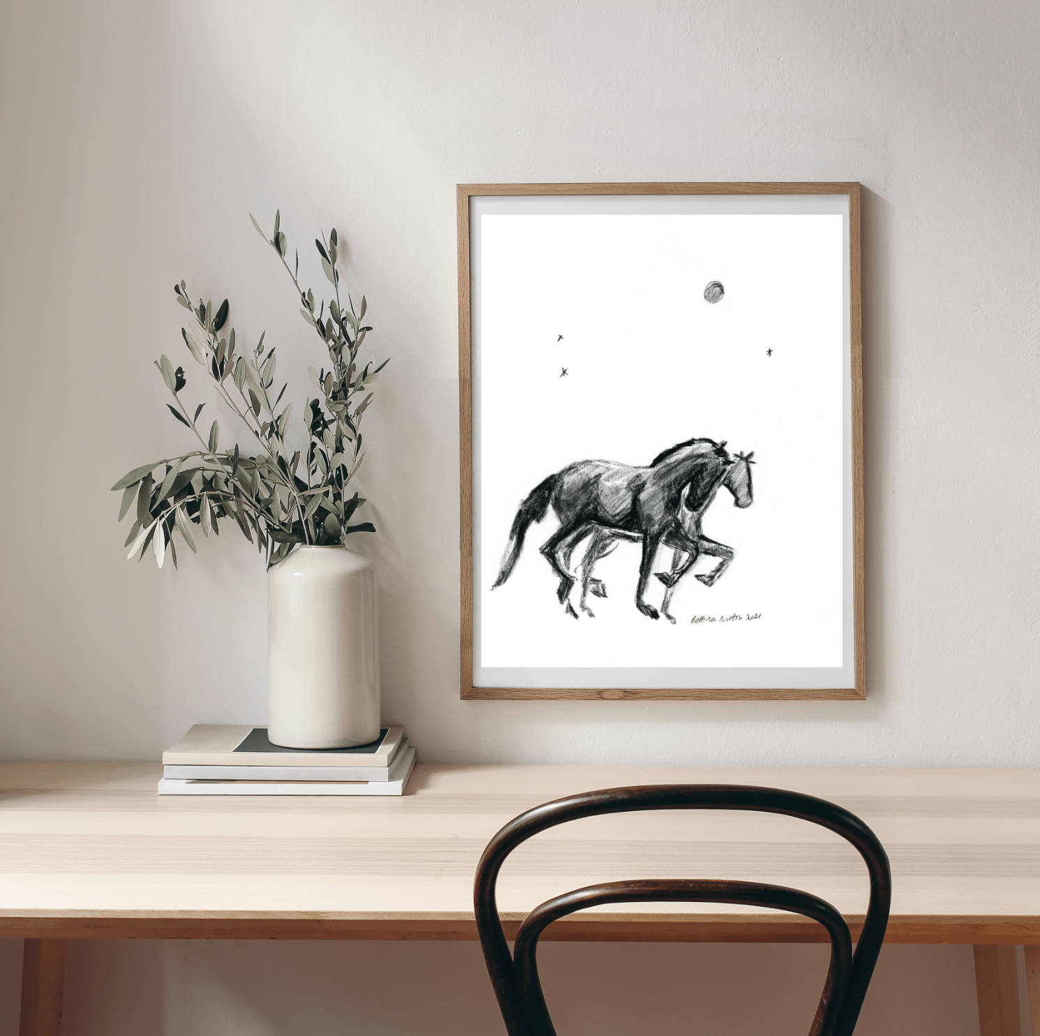 Moon Ponies - Bettina Norton Artwork