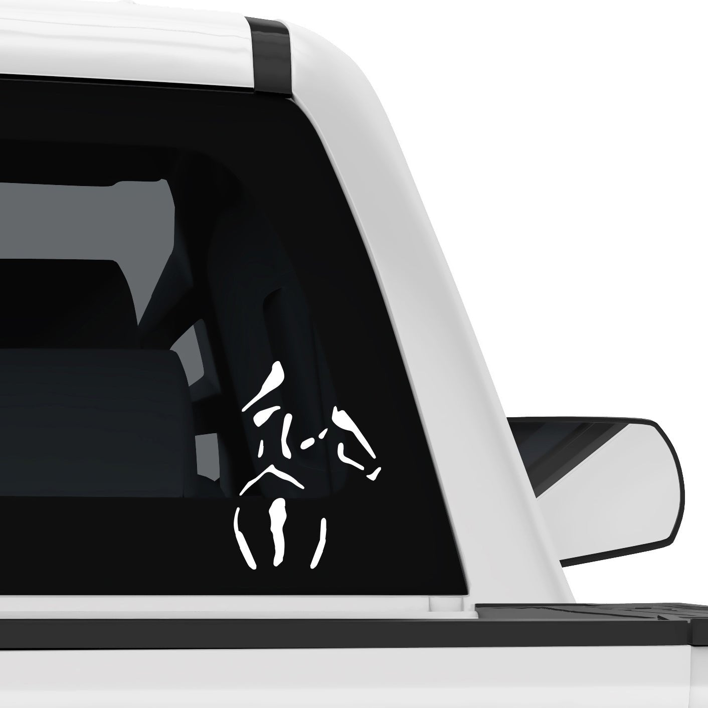 Rider's Heart Car Sticker - Bettina Norton Artwork
