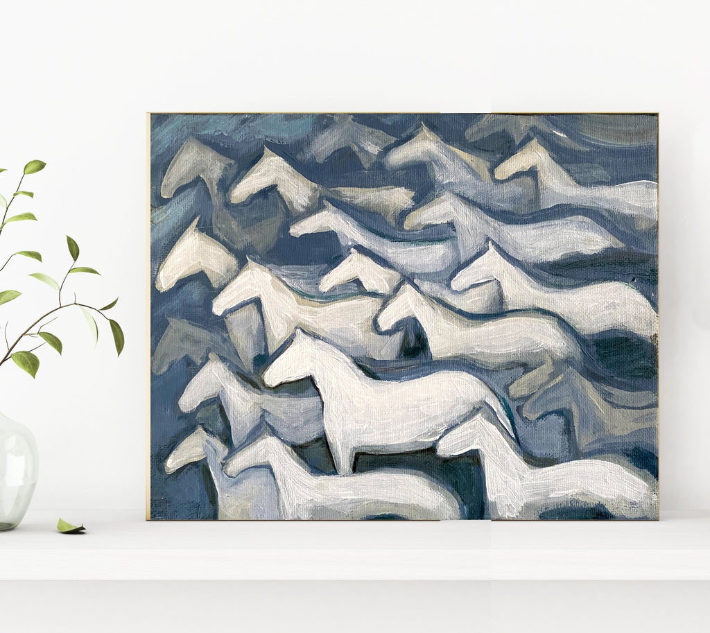 River Horses - Bettina Norton Artwork