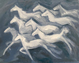 Ocean Horses Print