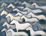 River Horses Print