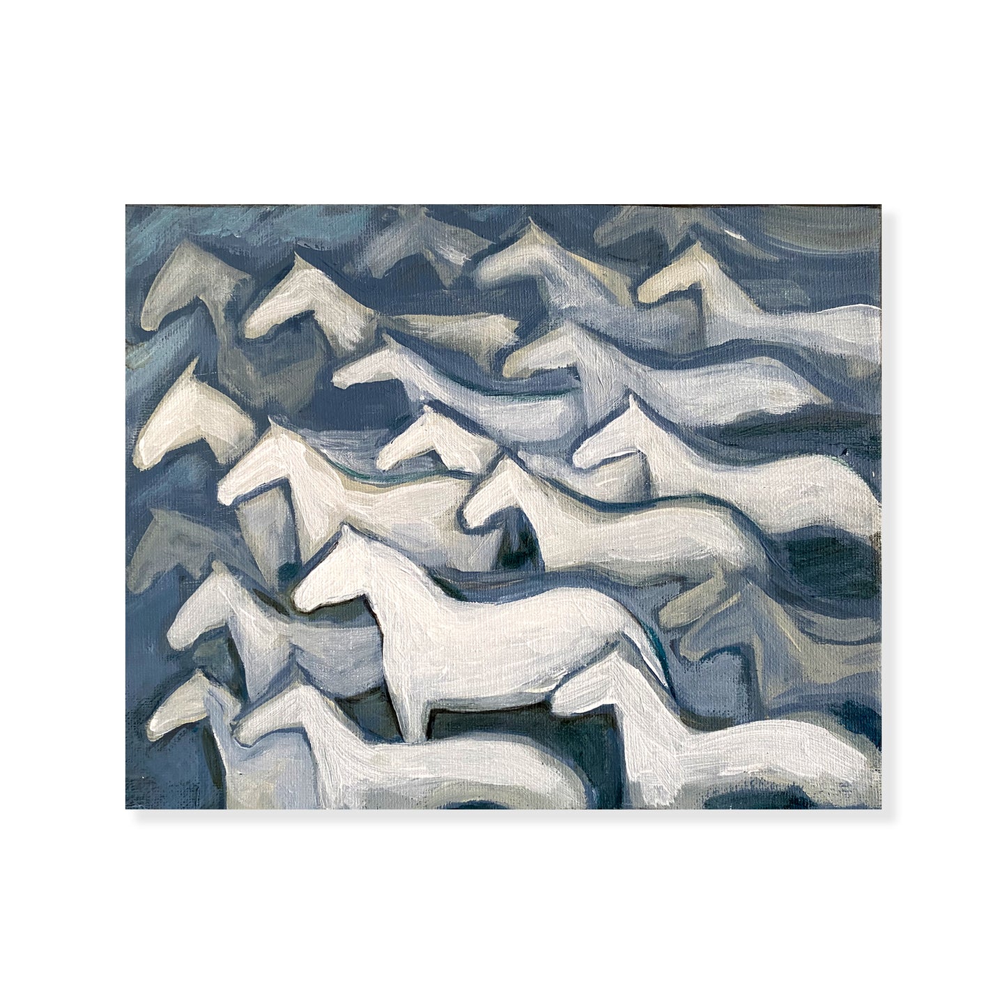 River Horses Print