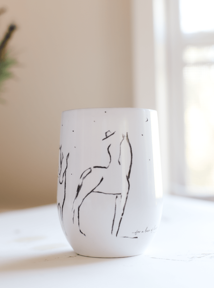 Simplicity Wine Tumbler - Bettina Norton Artwork