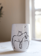 Simplicity Wine Tumbler - Bettina Norton Artwork