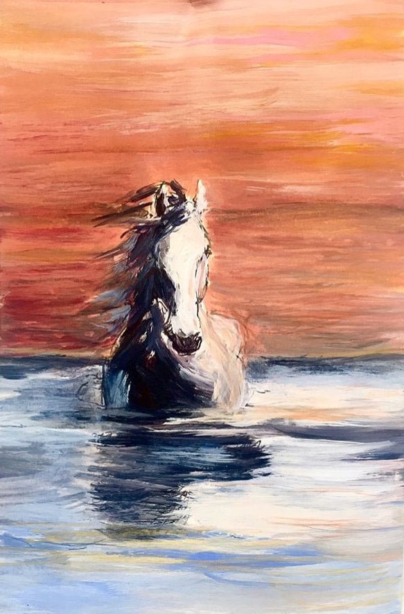 Water Horse. - Bettina Norton Artwork